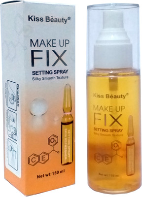 Kiss Beauty Makeup Fixing Setting Spray Silky Smooth Texture Primer  - 150 ml(transparent)