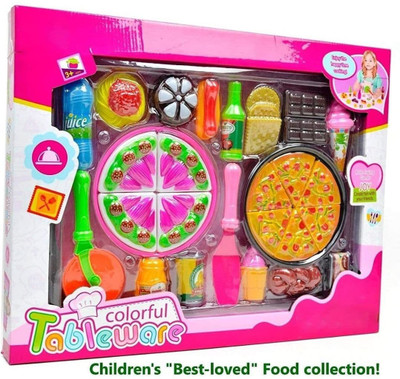 Libra Colorful Tableware pizza role play toy