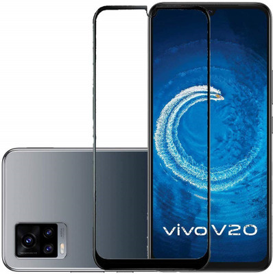 AKSHUD Edge To Edge Tempered Glass for Vivo V20(Pack of 1)