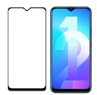 LIKEDESIGN Edge To Edge Tempered Glass for Vivo Y12s(Pack of 1)