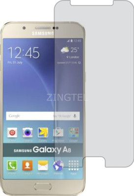 ZINGTEL Tempered Glass Guard for SAMSUNG A8 2016 (Flexible, Shatterproof)(Pack of 1)