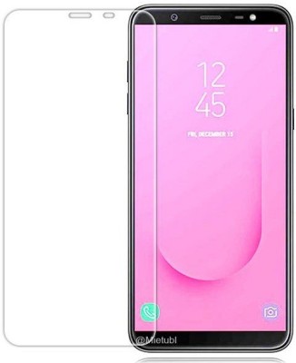 VYU Tempered Glass Guard for Samsung A7 2018, Samsung J4 Plus, Samsung J6 Plus, Samsung Galaxy J8(Pack of 1)