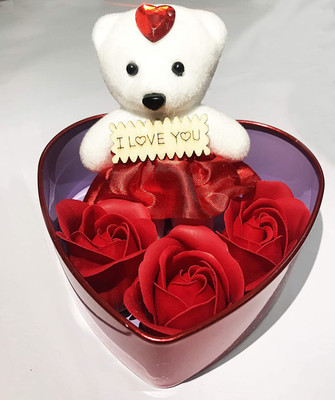 Gupta Traders Artificial Flower, Showpiece Gift Set
