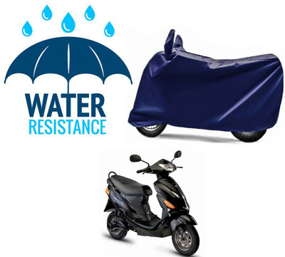 RONISH Waterproof Two Wheeler Cover for Hero(Electric Wave Dx, Blue)