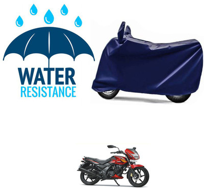 RONISH Waterproof Two Wheeler Cover for TVS(Flame SR125, Blue)