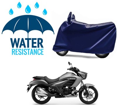 RONISH Waterproof Two Wheeler Cover for Suzuki(intruder 150, Blue)