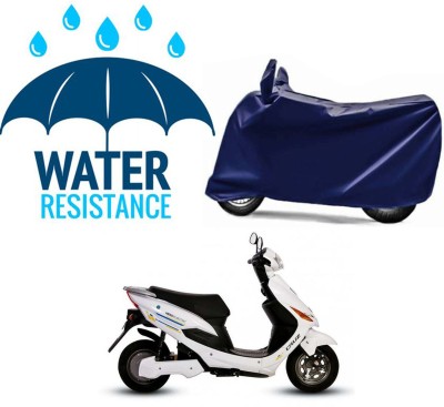 RONISH Waterproof Two Wheeler Cover for Hero(Electric Cruz, Blue)