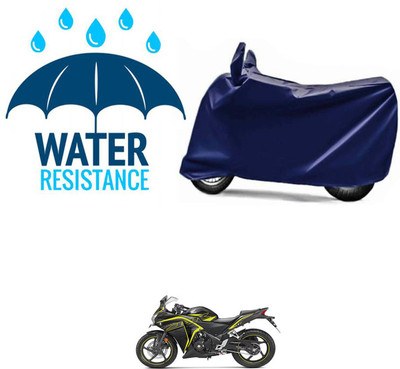 RONISH Waterproof Two Wheeler Cover for Honda(CBR 250R, Blue)