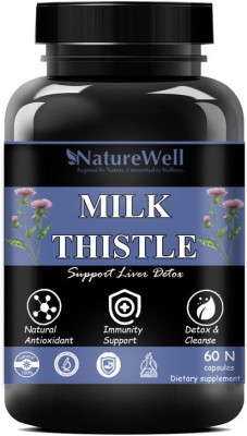 Naturewell Milk Thistle Liver Support Formula (60 Capsules)(60N)Premium(60 No)
