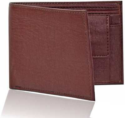 IBEX Men Brown Artificial Leather Wallet(6 Card Slots)