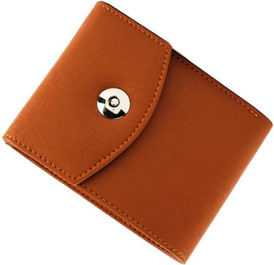 IBEX Men Tan Artificial Leather Wallet(6 Card Slots)