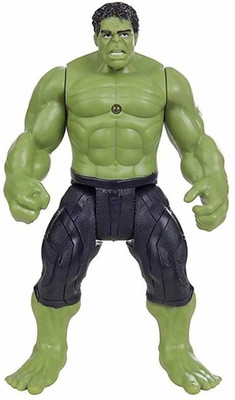 K D ENTERPRISE Avengers 4 Action Figure Hulk Hero Series Toy for Kids, Large (10.5 inch) with LED Light on Chest(Multicolor)