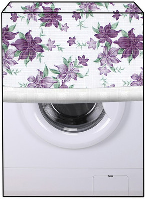 JM Homefurnishings Front Loading Washing Machine  Cover(Width: 61 cm, Abbey, Fuscous Grey)