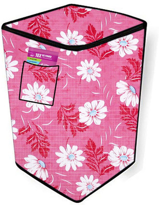 JM Homefurnishings Top Loading Washing Machine  Cover(Width: 70 cm, Monza, Cranberry)