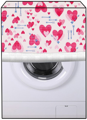 JM Homefurnishings Front Loading Washing Machine  Cover(Width: 66 cm, Multicolor)