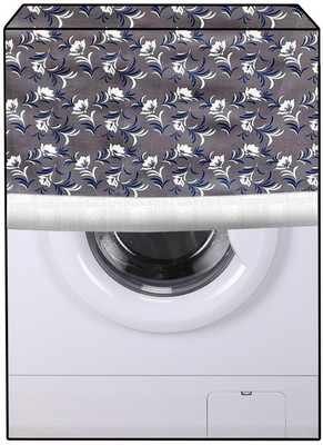JM Homefurnishings Front Loading Washing Machine  Cover(Width: 64 cm, Mid Gray, Concrete)