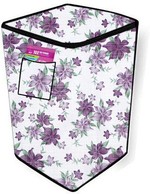 JM Homefurnishings Top Loading Washing Machine  Cover(Width: 52 cm, Abbey, Fuscous Grey)