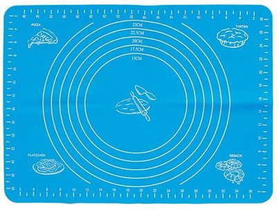 JAMBOREE Silicone Baking Mats Sheet Pizza Mat Rolling Dough Non-Stick Maker Pastry Kitchen Gadgets Cooking Tools Bakeware Accessories Food-grade Silicone Baking Mat(Pack of 1)