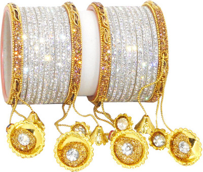 RENOY Metal Bangle Set(Pack of 22)