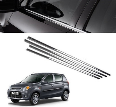 After cars Premium Car Window Lower Garnish 27 Chrome Maruti Alto 800 Side Garnish