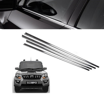 After cars Premium Car Window Lower Garnish 23 Chrome Mahindra Scorpio Side Garnish