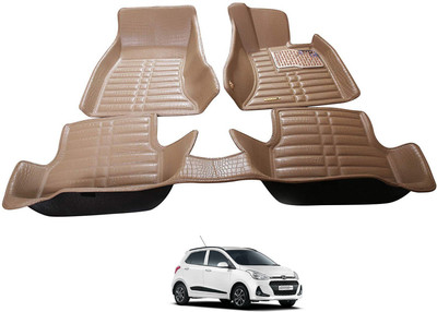 AYW Plastic 5D Mat For  Hyundai Grand i10(Beige)