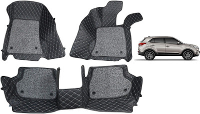 AYW Leatherite 7D Mat For  Hyundai Creta(Black)