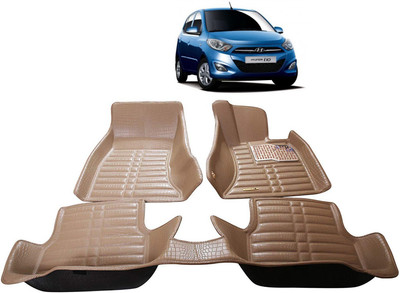 AYW Plastic 5D Mat For  Hyundai Grand i10(Beige)