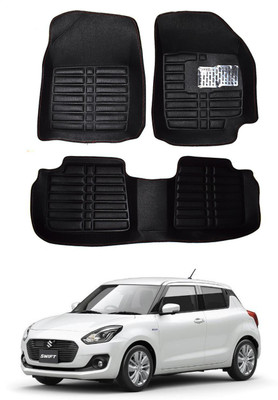 AYW Plastic 5D Mat For  Maruti Suzuki Swift(Black)