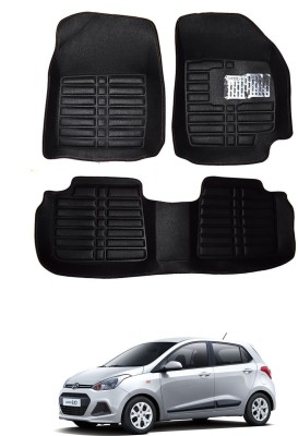 AYW Plastic 5D Mat For  Hyundai Grand i10(Black)