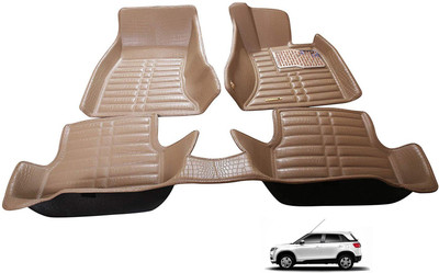 AYW Plastic 5D Mat For  Maruti Suzuki Vitara Brezza(Beige)
