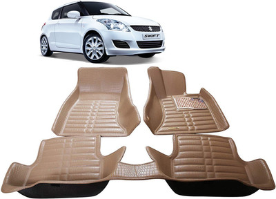 AYW Plastic 5D Mat For  Maruti Suzuki Swift(Beige)