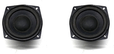E-ivsaJ 4 INCH SUBWOOFER PACK OF 2 4 inch 4 ohms 25watt subwoofer for hometheater and Speaker Pack of 2...