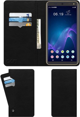 ACM Wallet Case Cover for Spinup A7 Pro(Black, Cases with Holder, Pack of: 1)