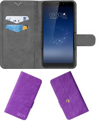 ACM Flip Cover for Micromax Canvas Infinity Hs2(Purple, Cases with Holder, Pack of: 1)