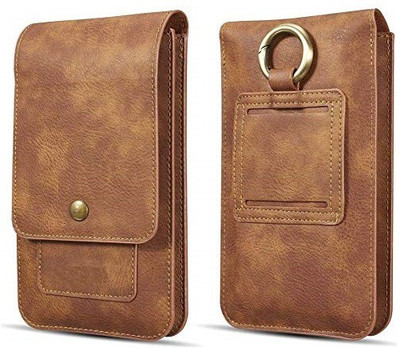 CONNECTPOINT Pouch for OnePlus 8T(Brown, Holster, Pack of: 1)