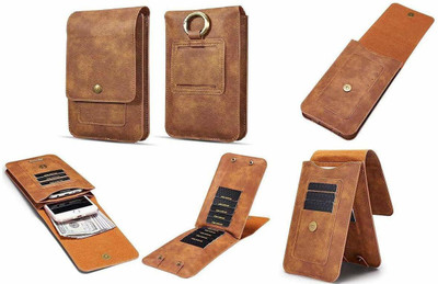 CONNECTPOINT Pouch for Oppo A78 4G(Brown, Pack of: 1)