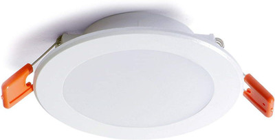 Nelson Unique 7 watt Concealed Ceiling Downlighter LED Light (Milky White, Pack of 4) Recessed Ceiling Light Ceiling Lamp(White)