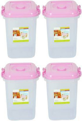 YASHODEEP PLASTIC Plastic Utility Container  - 16 L(Pack of 4, Pink)