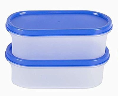 Cutting EDGE Plastic Utility Container  - 530 ml(Pack of 2, Blue, Clear)