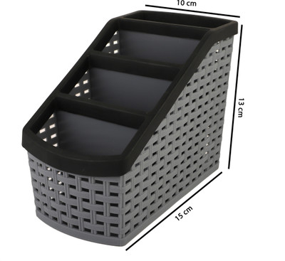 EON KITCH 4 Compartments plastic maltipurpose basket(Multicolor)