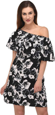 ADDICTED ATTIRE Women A-line Multicolor Mini/Short Dress