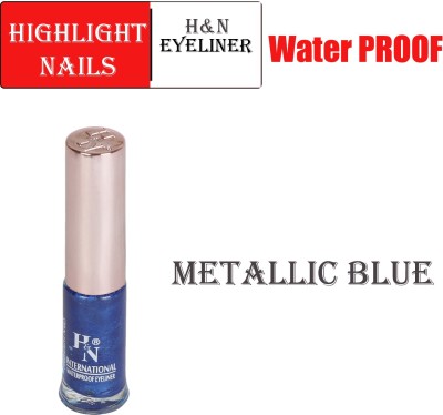 HnN LIQUID EYELINER Shade 01 Metallic Blue 7 ml(Metallic Blue)