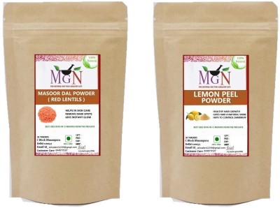 MG Naturals MASOOR DAL POWDER & LEMON PEEL POWDER ( 100 GM EACH )(200 g)