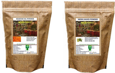 WILD FOREST MASOOR DAL POWDER & NEEM POWDER ( 100 GM EACH )(200 g)