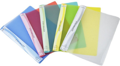 Neel Cardboard Report File(Set Of 5, Multicolor)