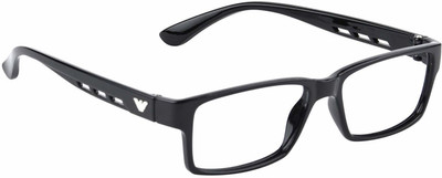 Optify Full Rim (+2.25) Rectangle Reading Glasses(48 mm)