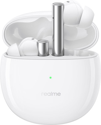 realme Buds Air 2 with Active Noise Cancellation (ANC) Bluetooth Headset (Closer White, True Wireless)