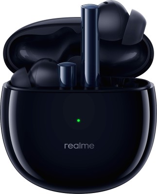 [Live at 12PM] realme Buds Air 2 with Active Noise Cancellation (ANC) Bluetooth Headset (Closer Black, True Wireless)