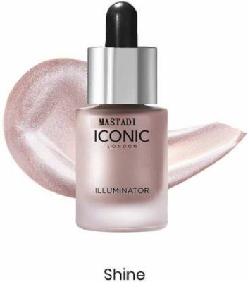 Mastadi Natural Iconic illuminator liquid highlighter face and body waterproof 3D glow bridal makeup Highlighter (Shine) Highlighter (SHINE) Highlighter(NATURAL)